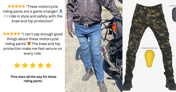 DirtRacks Ride Pants with Armor.