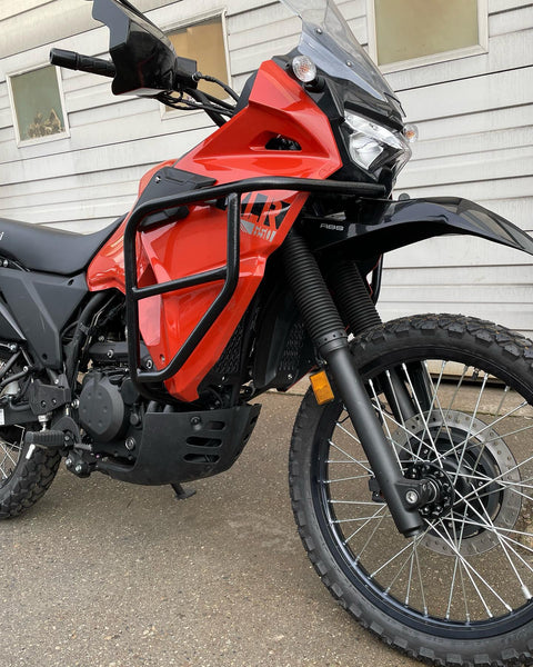 CHIFUN Engine Crash Bars For Kawasaki KLR650 Gen 3 (2022-2025) - Black Steel Frame Protection