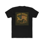 Dyna Riders Motorcycle Tee, Unisex Cotton Crew Shirt, Biker Apparel, Gift for Riders, Patriotic Tee, Vintage Style T-Shirt
