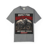 Built for Bad Decisions Motorcycle T-Shirt — Adventure Bike Off-Road Tee