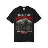 Built for Bad Decisions Motorcycle T-Shirt — Adventure Bike Off-Road Tee