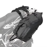 Rhinowalk Motorcycle Waterproof Saddle Bag 48L Bike Tail Seat Luggage for Off/On Road ADV Long Distance Touring