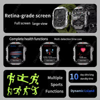 2025 Smartwatch New GPS Smart Watch Men 2.01 Inch HD Display Screen GPS & Make/Receive Phone Calls 400Mah Battery Bracelet Women