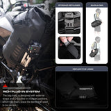Rhinowalk 28 Liter Waterproof Pannier Bag for Motorcycle Adventure High Quality Motorbike Saddle Drypack-Pair