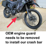 GEN3  Kawasaki KLR650 Crash Bar 2022+ fits  ADVENTURE  and non ADV models