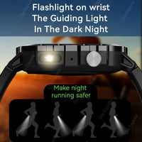 2025 Smartwatch New GPS Smart Watch Men 2.01 Inch HD Display Screen GPS & Make/Receive Phone Calls 400Mah Battery Bracelet Women