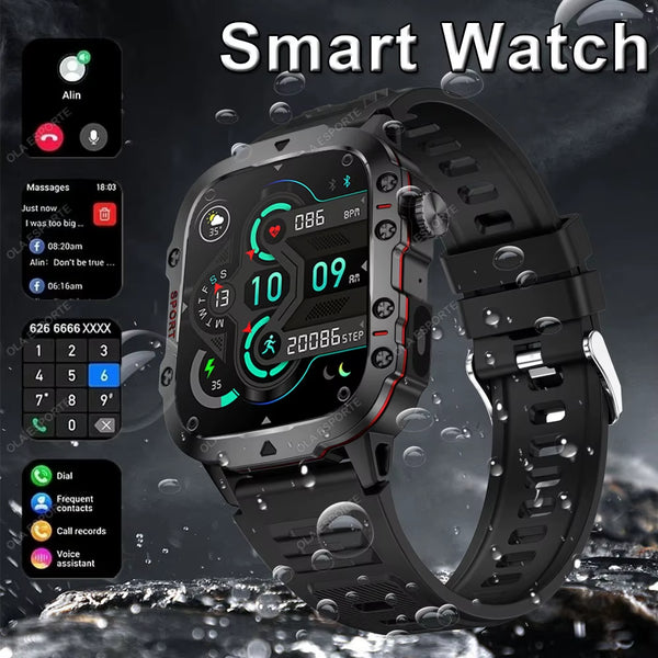 2025 Smartwatch New GPS Smart Watch Men 2.01 Inch HD Display Screen GPS & Make/Receive Phone Calls 400Mah Battery Bracelet Women