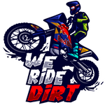 Limited edition sticker " We Ride Dirt" Waterproof 3"x3"