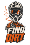 Find Dirt Motocross Helmet T-Shirt