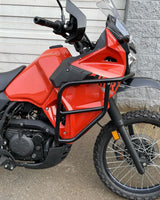 Gen3 KLR650 full body crash bar and heavy duty side racks. 2022 model year and up.