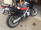 BMW F650gs,G650GS single cylinder multi use pannier rack