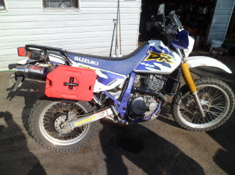 1996 2022 DR 650 saddlebag support rack Heavy Duty dirtracks