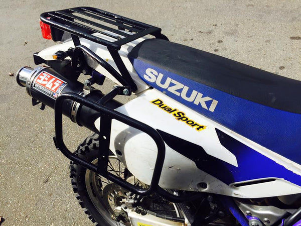 Dr650 Long Rear Rack Suzuki DR650 Rear Luggage Rack With RotopaX Mount Function – dirtracks.com