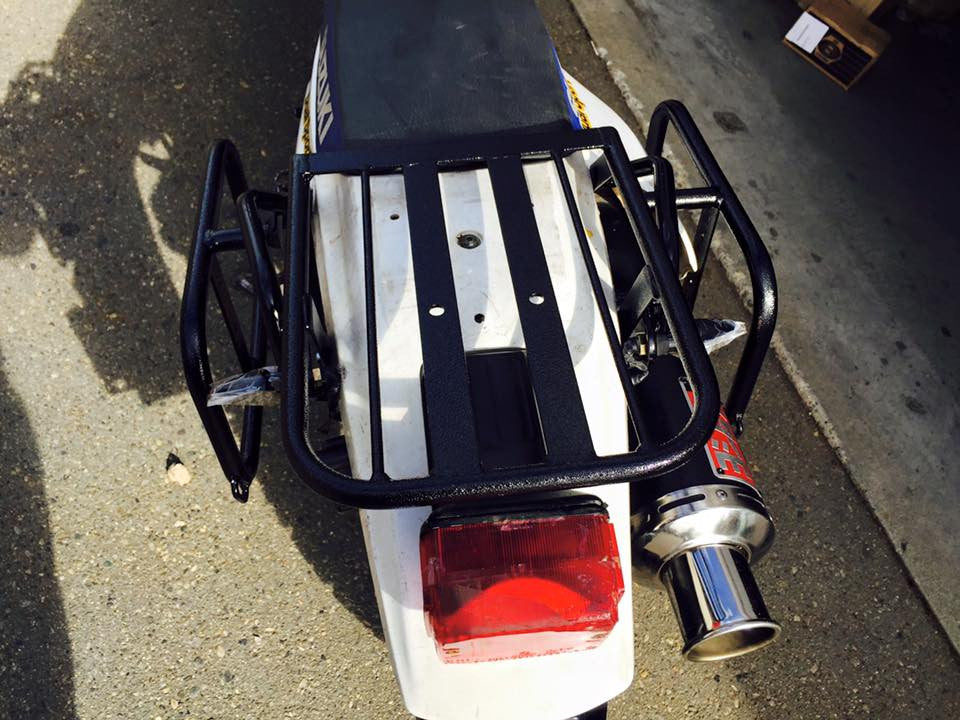 Dr650 Long Rear Rack Suzuki DR650 Rear Luggage Rack With RotopaX Mount Function – dirtracks.com